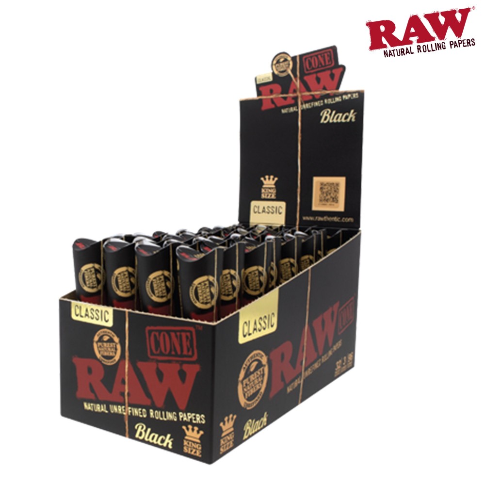raw-black-classic-cones-32ct-box